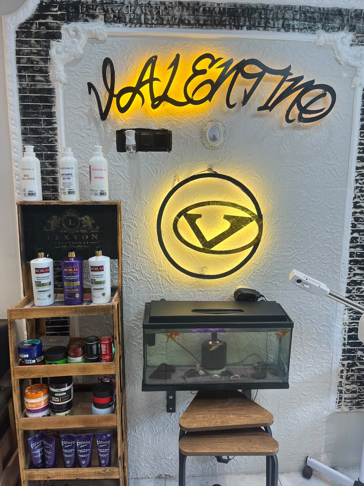 Valentino çalışma alanı